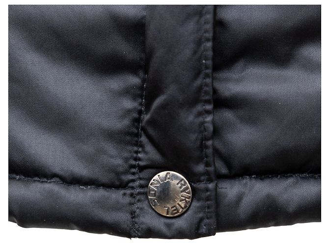 Giacca in Piumino Sonia Rykiel con Zip Nero - vista 15
