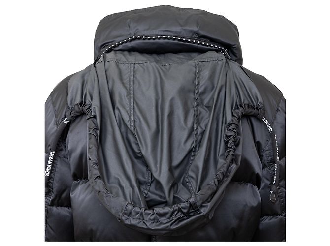 Giacca in Piumino Sonia Rykiel con Zip Nero - vista 5
