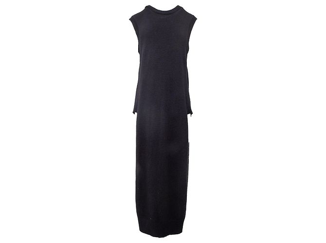 Vestido de lana Alexander Wang Negro - vista 2