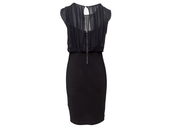 Plisseekleid Alice + Olivia Schwarz - Ansicht 2