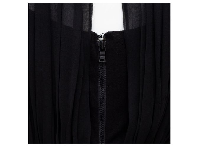 Plisseekleid Alice + Olivia Schwarz - Ansicht 6