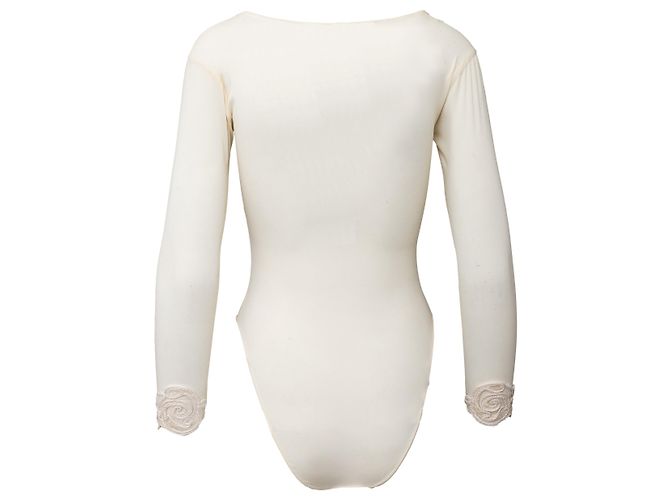 Autre Marque Body ricamato Collection Privée Crudo - vista 2