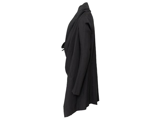 Rick Owens Asymmetrische Jacke Schwarz - Ansicht 2