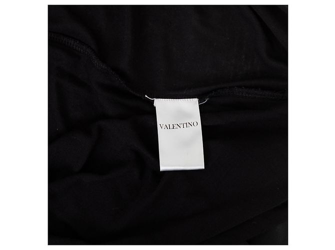 Valentino langes Oberteil aus bestickter Spitze Schwarz - Ansicht 9