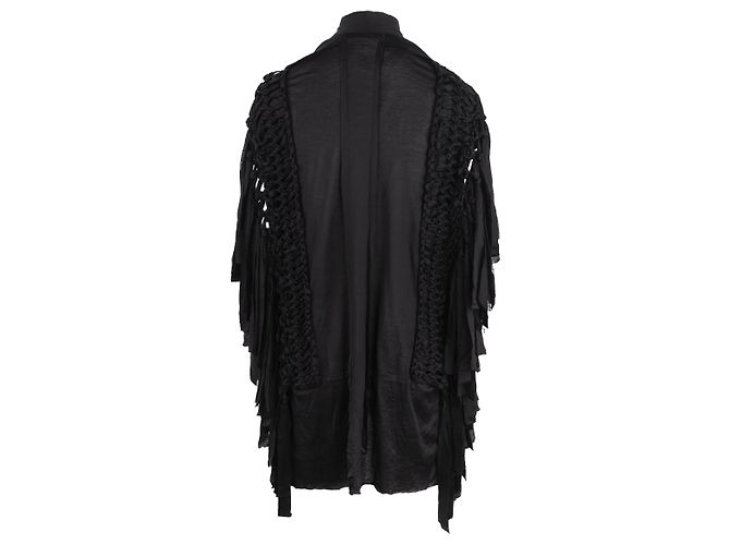 Autre Marque T-shirt con frange Diliborio Nero - vista 2