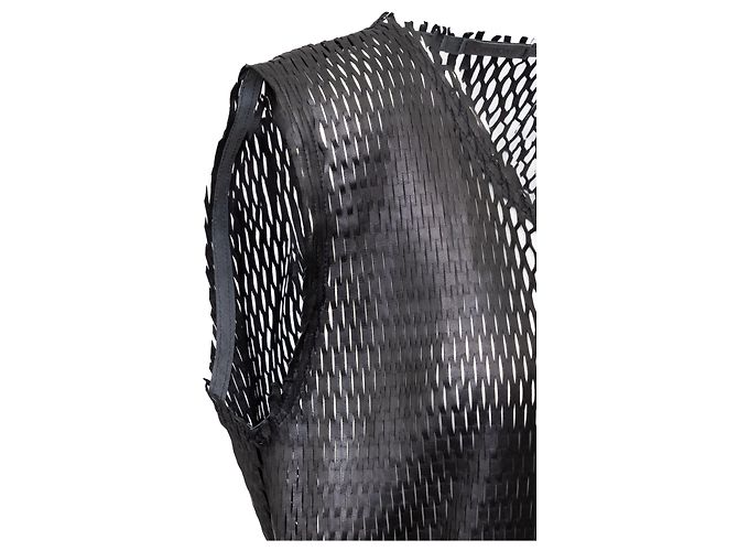 Autre Marque Cutulicult Leder-Longtop mit Cut-outs - Ansicht 5
