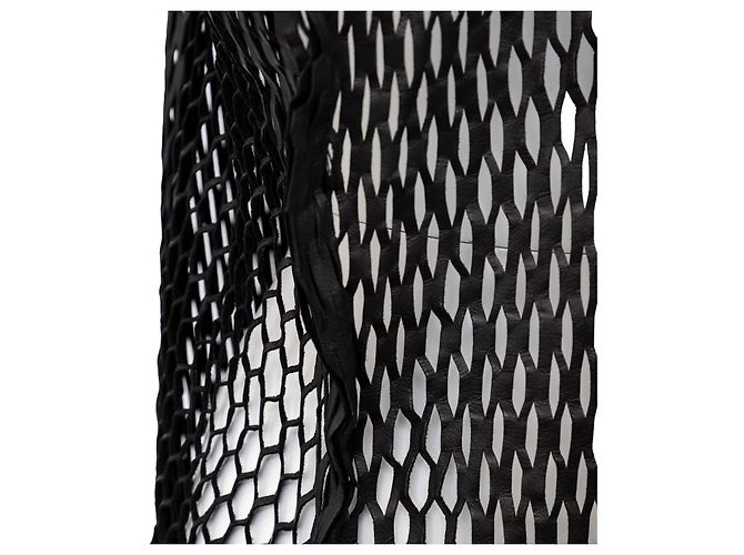 Autre Marque Cutulicult Leder-Longtop mit Cut-outs - Ansicht 8