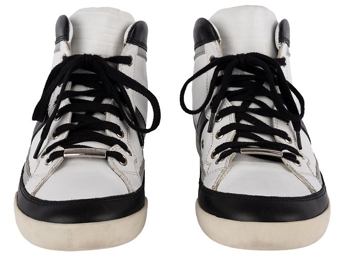 Christian Dior Baskets Dior Noir et Blanc - vue 2