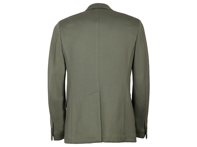 Autre Marque Green Techno-jersey Lightweight Blazer - view 2