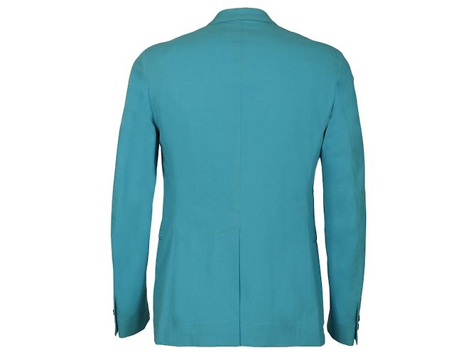 Autre Marque Blazer de algodão verde - vista 2