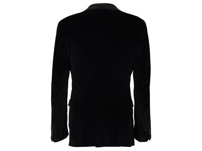 Autre Marque Schwarze Jacke mit Schalkragen - Ansicht 2