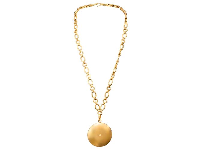 Chanel Halskette mit Medaillon Golden - Ansicht 3