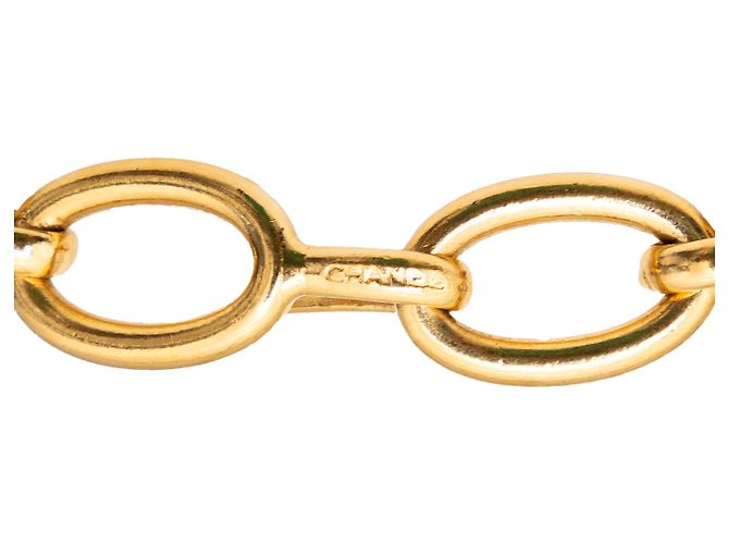 Chanel Halskette mit Medaillon Golden - Ansicht 8