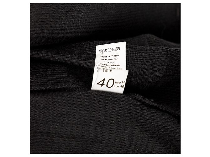 Autre Marque Cora Groppo offene Strickjacke Schwarz - Ansicht 12
