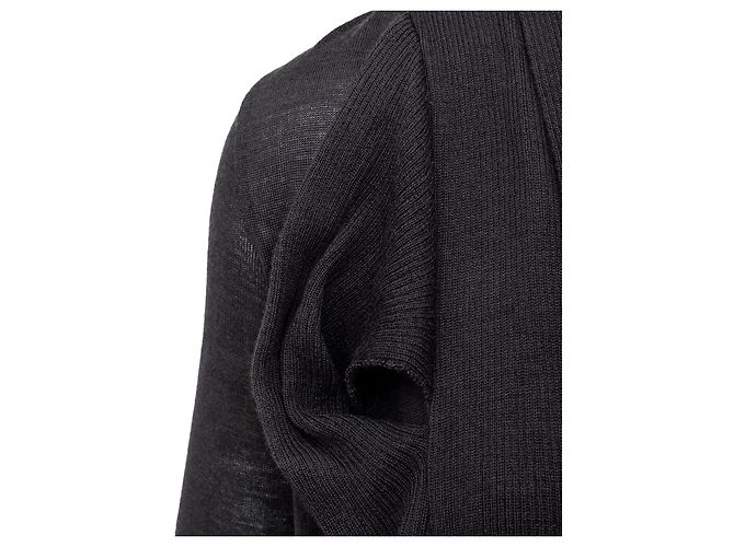 Autre Marque Cora Groppo offene Strickjacke Schwarz - Ansicht 2