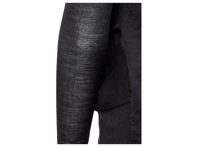 Autre Marque Cora Groppo offene Strickjacke Schwarz - Ansicht 3