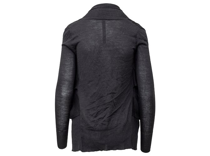 Autre Marque Cora Groppo offene Strickjacke Schwarz - Ansicht 6
