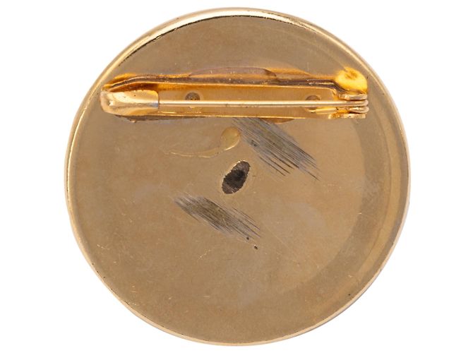 Autre Marque Broche Collection Privée Preto e Dourado com Strass - vista 2