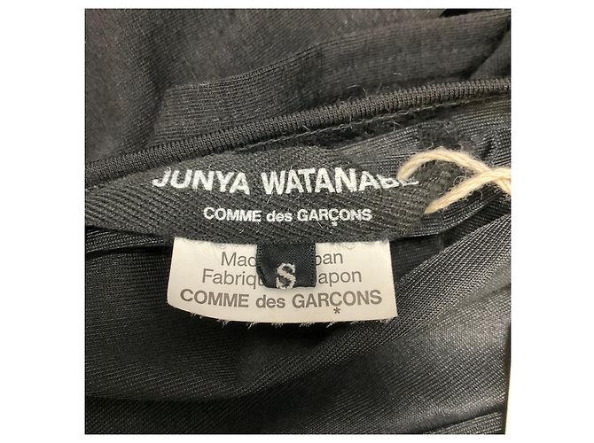 Top de jersey negro con pedrería Junya Watanabe - vista 4