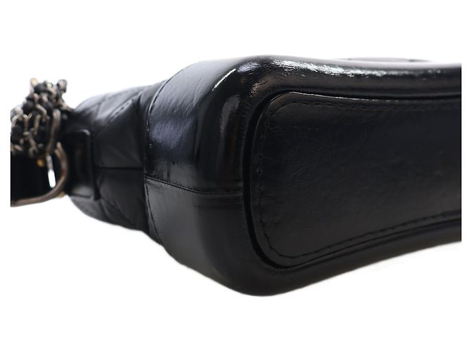 Borsa Gabrielle Hobo Small in pelle di vitello invecchiata nera Chanel Nero - vista 15
