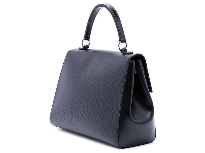 Borsa Satchel Louis Vuitton Epi Cluny MM Nera Nero - vista 2