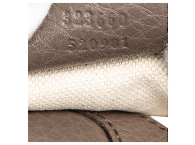 Bamboo Bolsa Gucci Medium Shopper Satchel em couro de bezerro marrom com bambu - vista 6