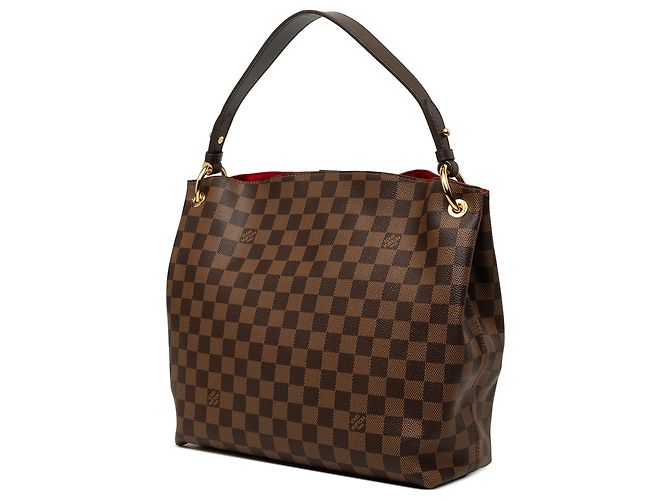Louis Vuitton Damier Ebene Graceful PM Schultertasche Braun - Ansicht 2