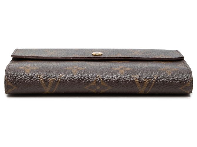 Louis Vuitton Monogram Porte Tresor Etui Papiers Wallet Small Wallets Brown Braun - Ansicht 3