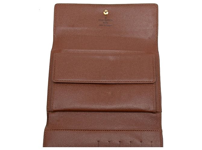 Louis Vuitton Monogram Porte Tresor Etui Papiers Wallet Small Wallets Brown Braun - Ansicht 4