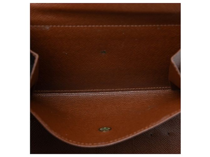 Louis Vuitton Monogram Porte Tresor Etui Papiers Wallet Small Wallets Brown Braun - Ansicht 5