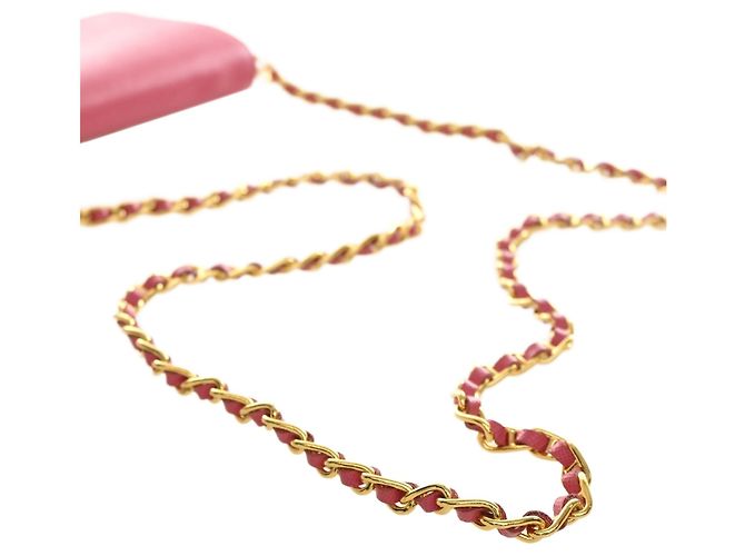 Bolso bandolera Prada Saffiano Wallet On Chain Rosa - vista 15