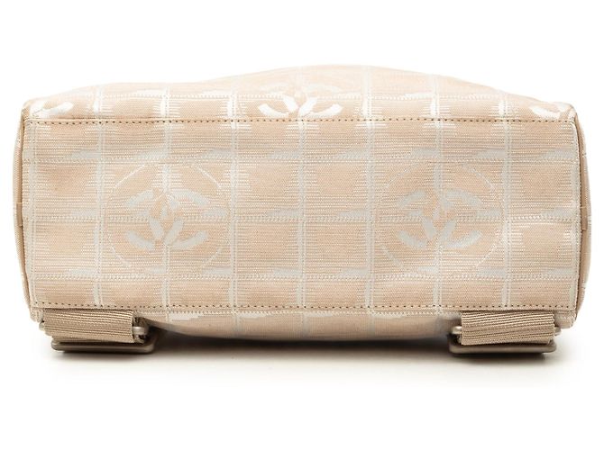 Beige Chanel New Travel Line Nylon Backpack - view 3
