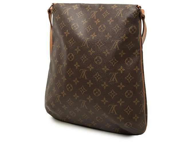 Sac bandoulière Louis Vuitton Monogram Musette Salsa GM Marron - vue 2