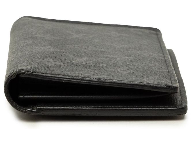 Black Louis Vuitton Monogram Eclipse Brazza Long Wallet - view 3