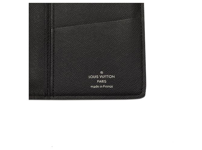 Black Louis Vuitton Monogram Eclipse Brazza Long Wallet - view 6