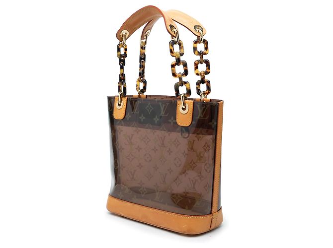 Sac Cabas Louis Vuitton Monogram Ambre PM Marron - vue 2