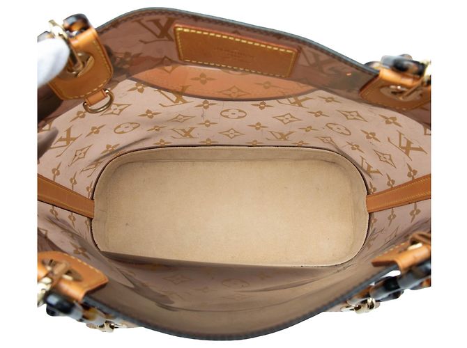 Sac Cabas Louis Vuitton Monogram Ambre PM Marron - vue 4