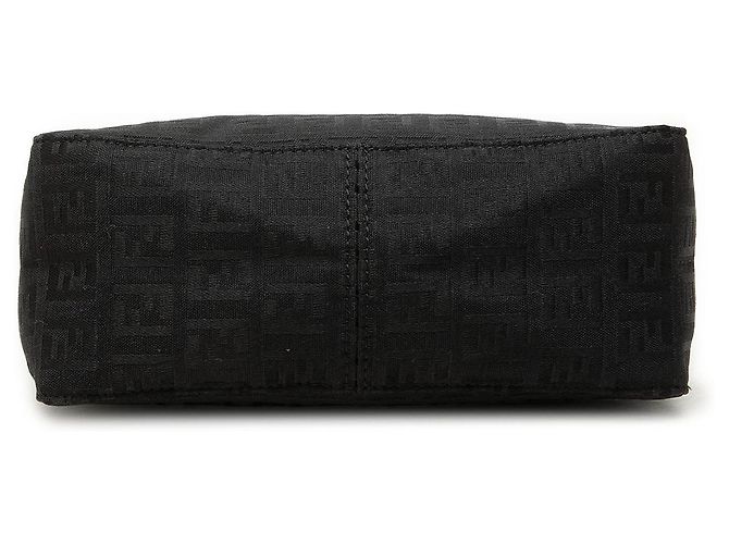 Borsa Fendi Zucchino Canvas nera Nero - vista 3