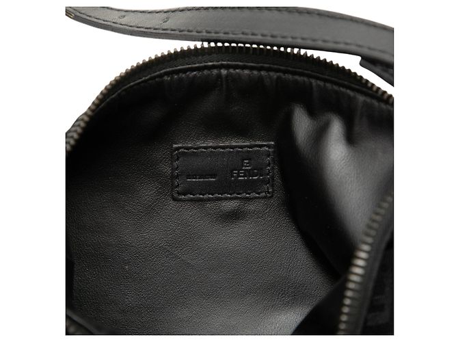 Borsa Fendi Zucchino Canvas nera Nero - vista 5