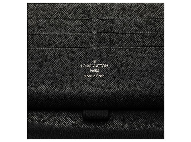 Cartera Larga Louis Vuitton Damier Graphite Zippy Organizer Wallet Negra Negro - vista 5