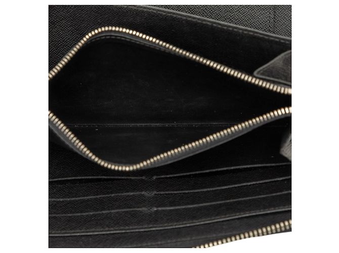 Cartera Larga Louis Vuitton Damier Graphite Zippy Organizer Wallet Negra Negro - vista 6