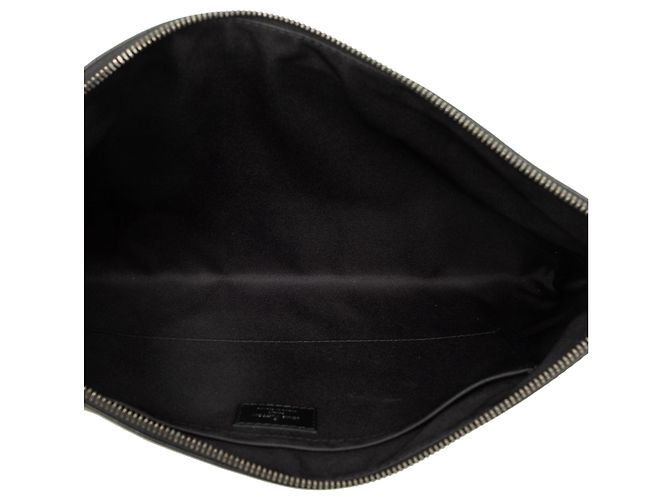 Bolso de mano Louis Vuitton Monogram Eclipse Discovery Pochette GM negro - vista 4