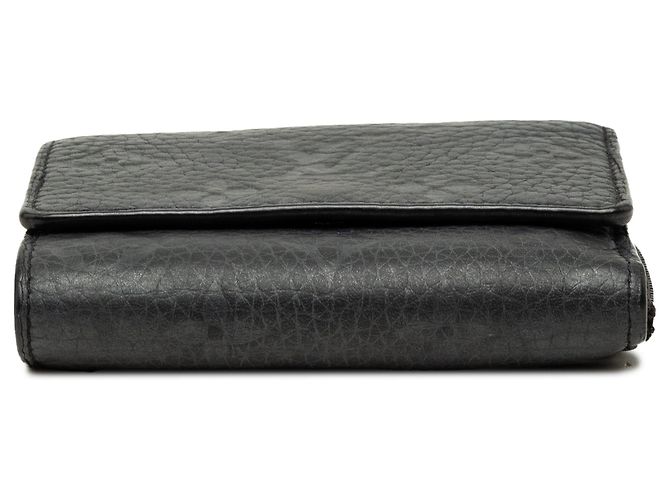 Black Louis Vuitton Monogram Taurillon Slender Pilot Wallet Small Wallets - view 3