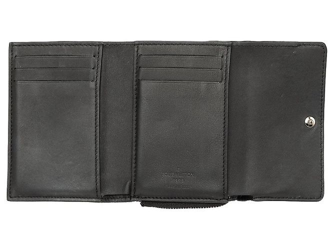 Black Louis Vuitton Monogram Taurillon Slender Pilot Wallet Small Wallets - view 7