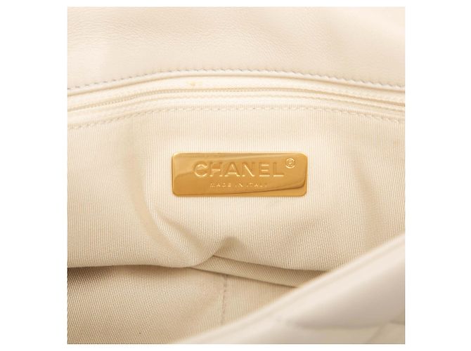 Bolso Chanel 19 Flap Medium de piel de cordero marrón Castaño - vista 5