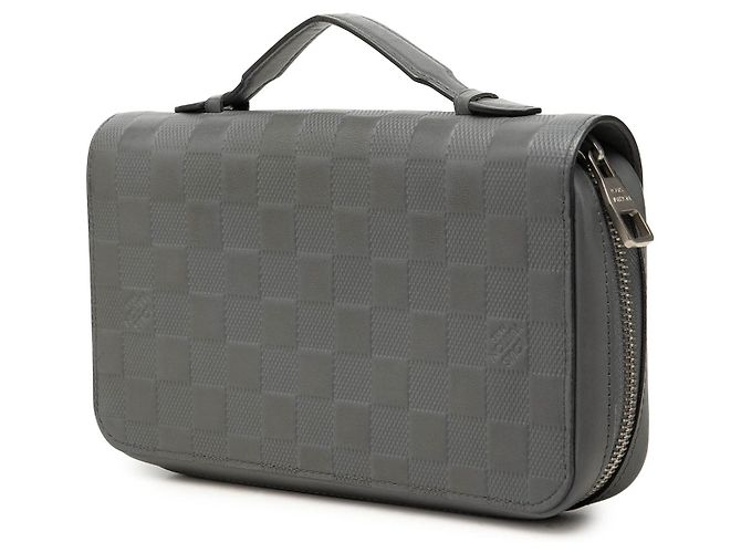 Cartera larga Louis Vuitton Damier Infini Zippy Wallet XL Gris - vista 2