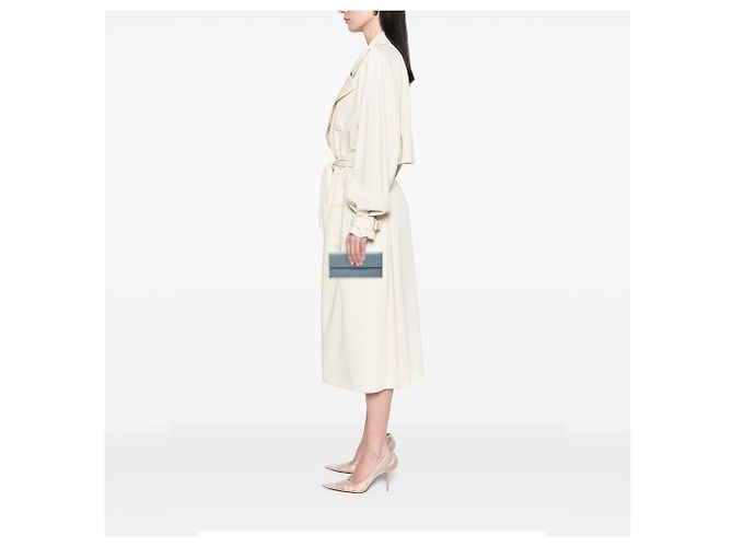 Prada Saffiano Continental Langbrieftasche blau - Ansicht 6