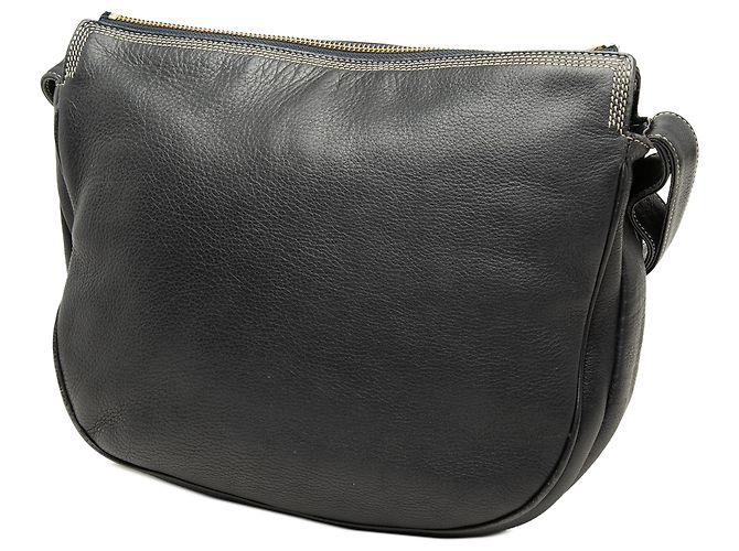 Borsa a tracolla Anagram in pelle nera LOEWE Nero - vista 2
