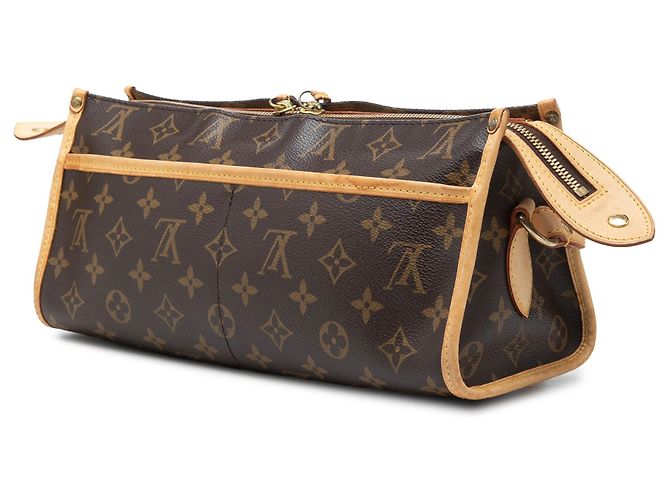 Bolso bandolera largo Louis Vuitton Monogram Popincourt Marrón Castaño - vista 2
