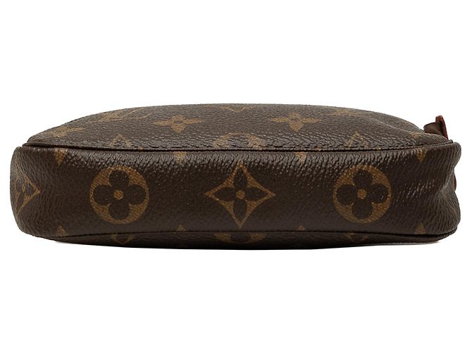 Bolso de mano Louis Vuitton Monogram Mini Pochette Accessoires Marrón Castaño - vista 3
